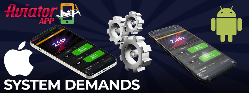 Aviator App system requirements for android and iOS