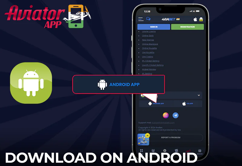 How to download the 4rabet Aviator app for Android