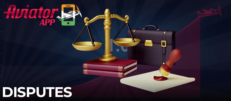 Resolving disputes on the Aviator-apps website